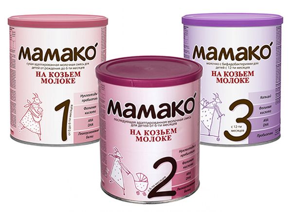 Мамако - смесь на козьем молоке